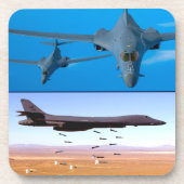 B-1B LANCER GETRÄNKEUNTERSETZER (Vorderseite)