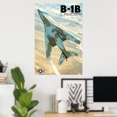 B-1B LANCER POSTER (Heimbüro)
