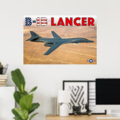 B-1B LANCER POSTER (Heimbüro)
