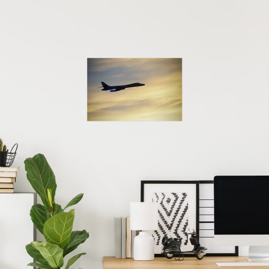 B-1B Lancer Poster (Heimbüro)