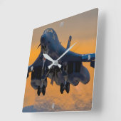 B-1B LANCER QUADRATISCHE WANDUHR (Winkel)