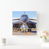 B-1B LANCER QUADRATISCHE WANDUHR (Zuhause)