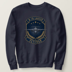 B-1B Lancer Veteranen Militär Bomber Flugzeug Sweatshirt