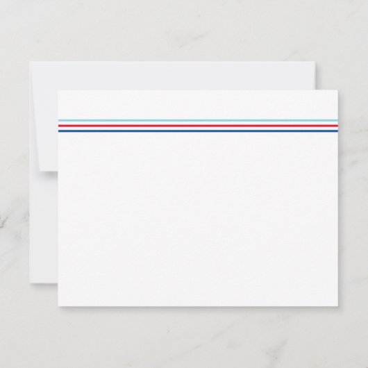 B-21 Bomber mit Striptrail-Geschirr Mitteilungskarte (Rückseite)