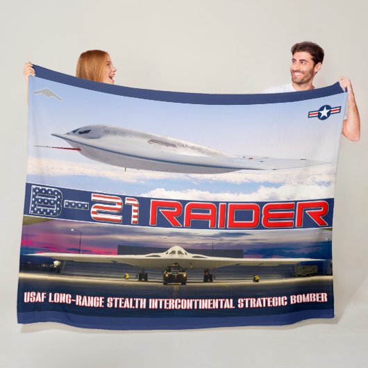B-21 RAIDER FLEECEDECKE (Beispiel)