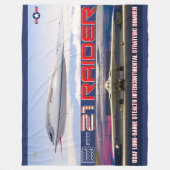 B-21 RAIDER FLEECEDECKE (Vorderseite)