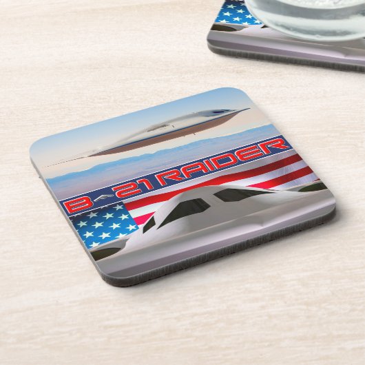 B-21 RAIDER GETRÄNKEUNTERSETZER (Linke Seite)