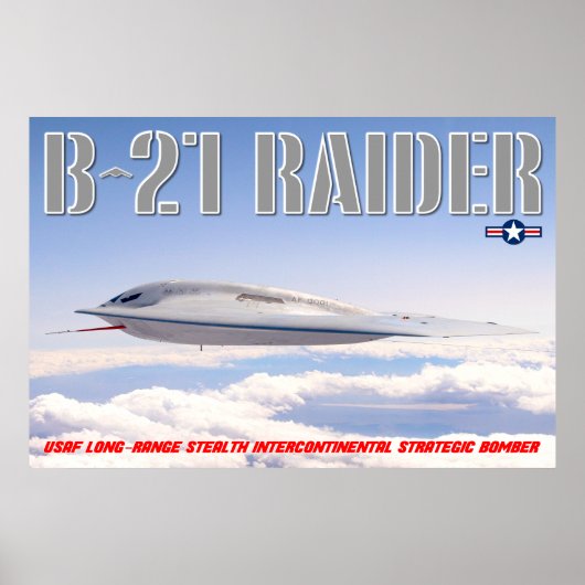 B-21 RAIDER POSTER (Vorne)