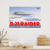 B-21 RAIDER POSTER (Küche)