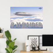 B-21 RAIDER POSTER (Heimbüro)