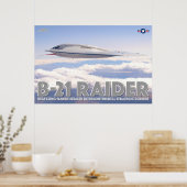 B-21 RAIDER POSTER (Küche)