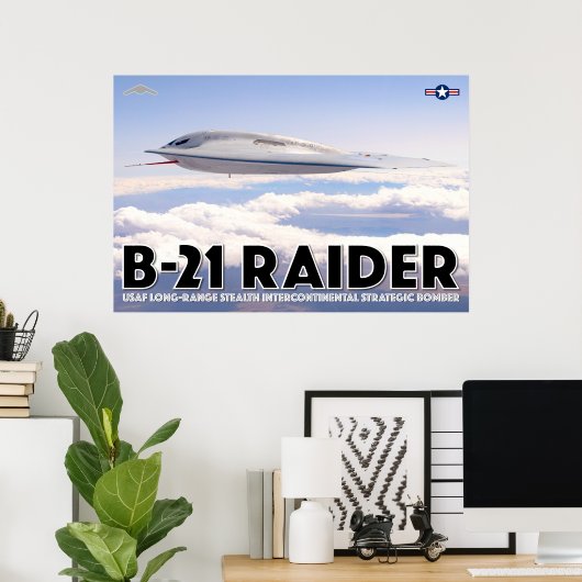 B-21 RAIDER POSTER (Heimbüro)