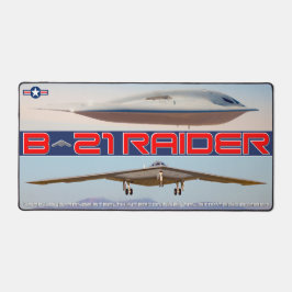 B-21 RAIDER SCHREIBTISCHUNTERLAGE
