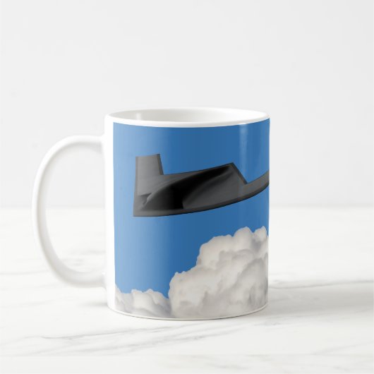 B-21 Raider Stealth Bomber Kaffeetasse (Links)