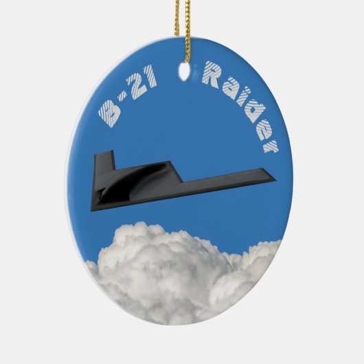 B-21 Raider Stealth Bomber Keramik Ornament (Rechts)