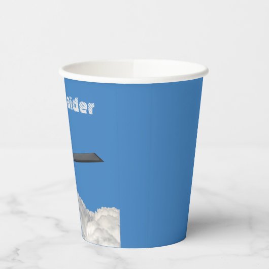 B-21 Raider Stealth Bomber Pappbecher (Links)