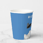 B-21 Raider Stealth Bomber Pappbecher (Rechts)