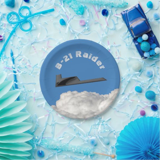 B-21 Raider Stealth Bomber Pappteller (Party)