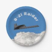 B-21 Raider Stealth Bomber Pappteller (Vorderseite)