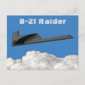 B-21 Raider Stealth Bomber Postkarte (Vorderseite)