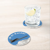 B-21 Raider Stealth Bomber Runder Pappuntersetzer (Vor Ort)