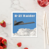 B-21 Raider Stealth Bomber Serviette (Beispiel)