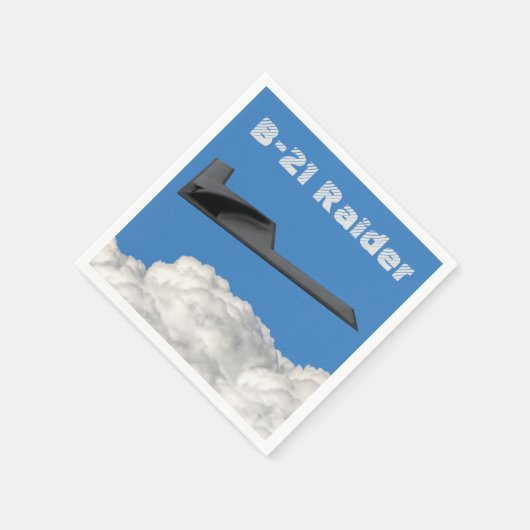 B-21 Raider Stealth Bomber Serviette (Ecke)