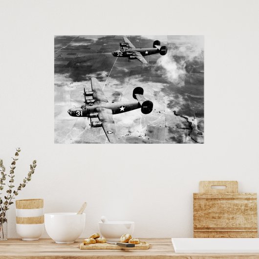 B-24 "Befreier" Poster (Küche)