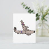B-24 Befreier Postkarte (Stehend Vorderseite)