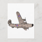 B-24 Befreier Postkarte (Vorderseite)