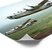 B-24 Bombenlauf 449. Poster (Ecke)