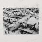B-24 Bomber Assembly Line, 1943 Postkarte (Vorderseite)