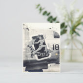B-24 Nose Art "Gus' Jokers" Postkarte (Stehend Vorderseite)