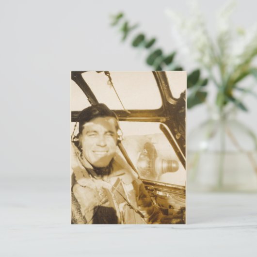 B-24 Pilot Postkarte (Stehend Vorderseite)