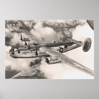 B-24 zur Patrouille Poster
