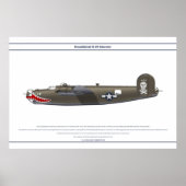 B-24J USA 90BG 1 POSTER (Vorne)