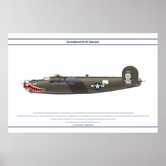 B-24J USA 90BG 1 POSTER