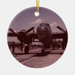 B-25 Bomber Keramik Ornament
