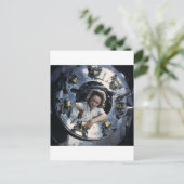 B-25 Bomber Motor Lady, 1942 Postkarte (Stehend Vorderseite)