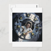 B-25 Bomber Motor Lady, 1942 Postkarte (Vorne/Hinten)