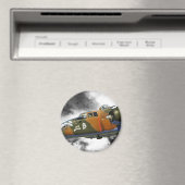 B-25 Bomber'axis nitemare' Magnet (In Situ (Geschirrspüler))