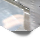 B-25 "Grumpy" Noseart Print Poster (Ecke)