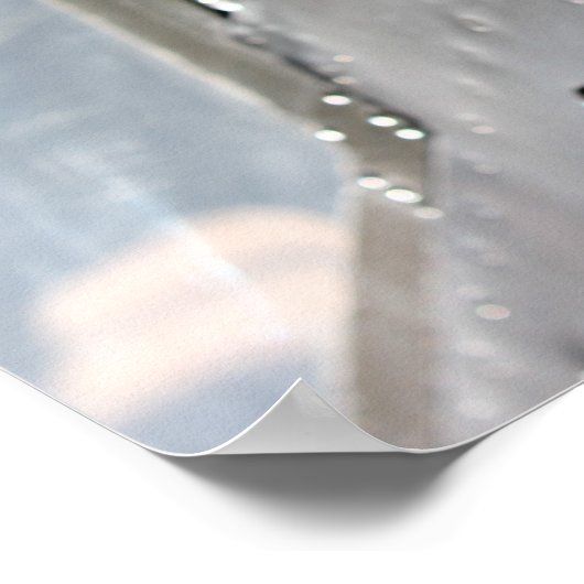 B-25 "Grumpy" Noseart Print Poster (Ecke)