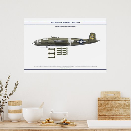 B-25 Last 1 Poster (Küche)