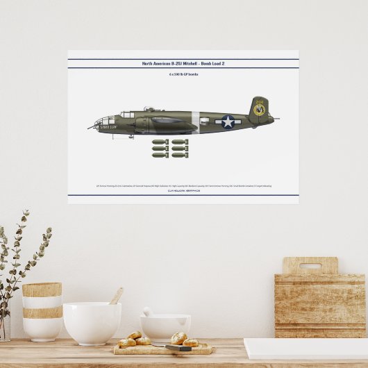 B-25 Last 2 Poster (Küche)