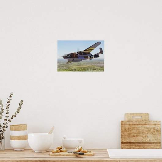 B-25 Mitchell-Bombenplakat Poster (Küche)