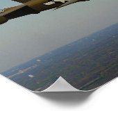 B-25 Mitchell-Bomber-2-Plakat Poster (Ecke)