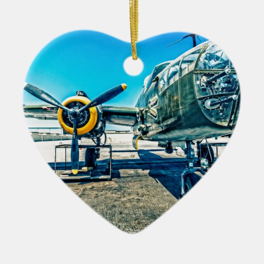 B-25 Mitchell Bomber Keramikornament (Vorne)