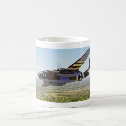 B-25 Mitchell Bomber-Tasse Kaffeetasse (Mittel)