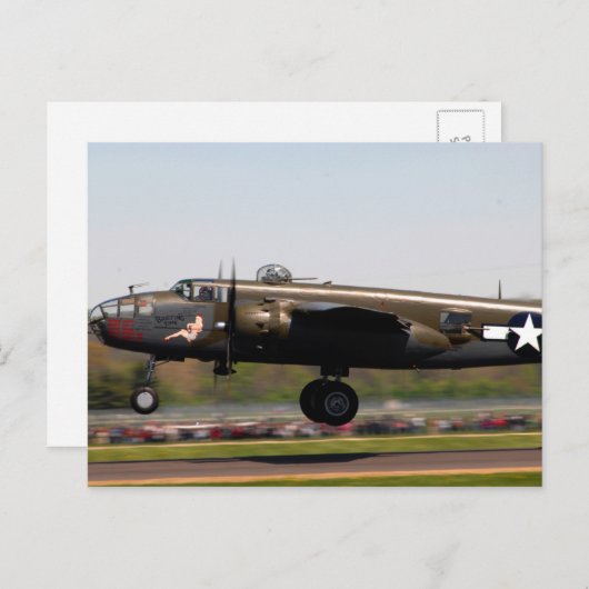 B-25 Mitchell Postkarte (Vorne/Hinten)